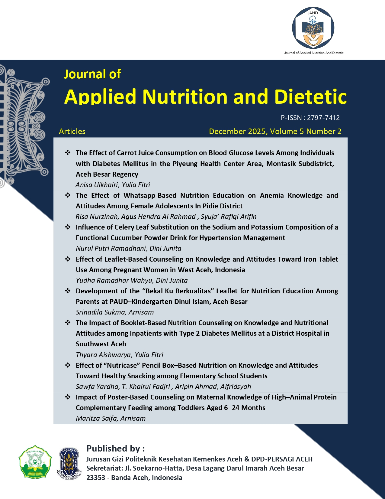 					View Vol. 5 No. 2 (2025): December 2025
				